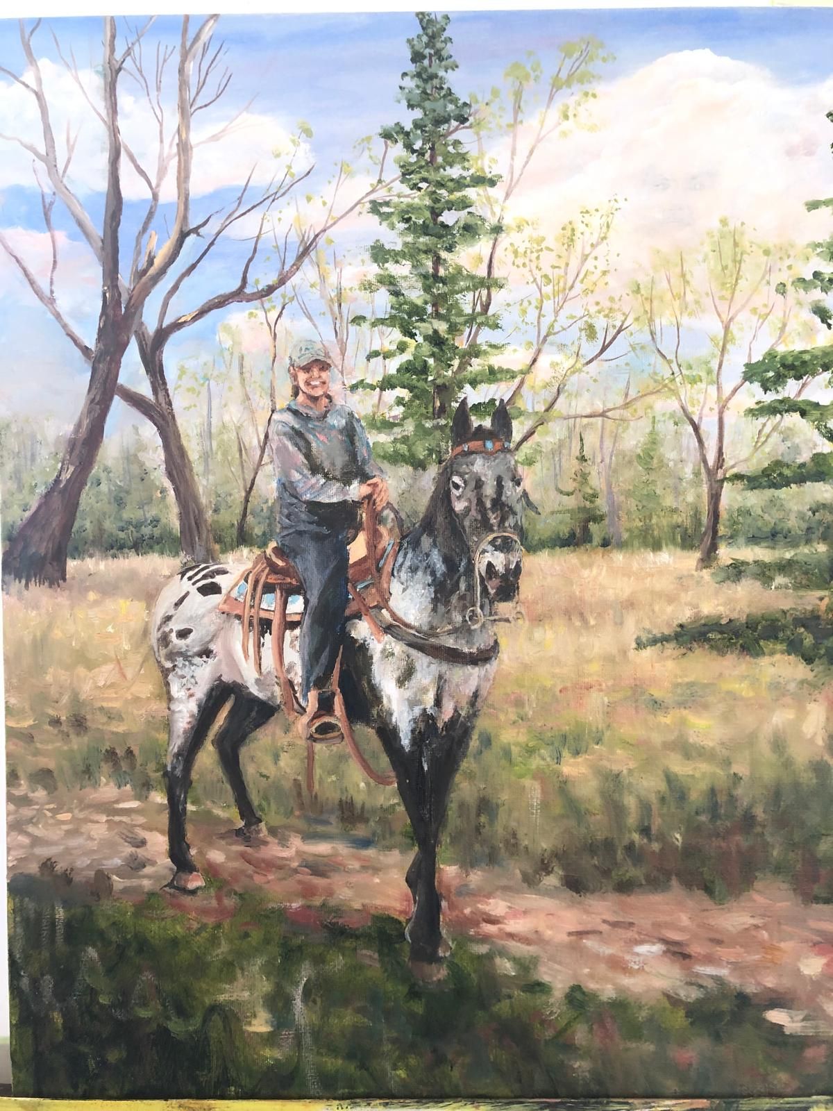 Rider in the Clearing